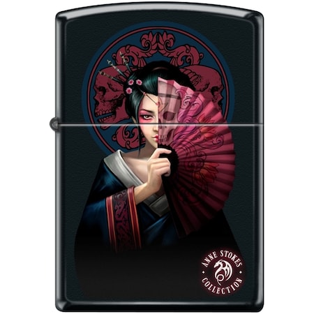 Zippo 2024 Zippo Custom Anne Stokes Fann Black Matte ZIP-218CI400576
